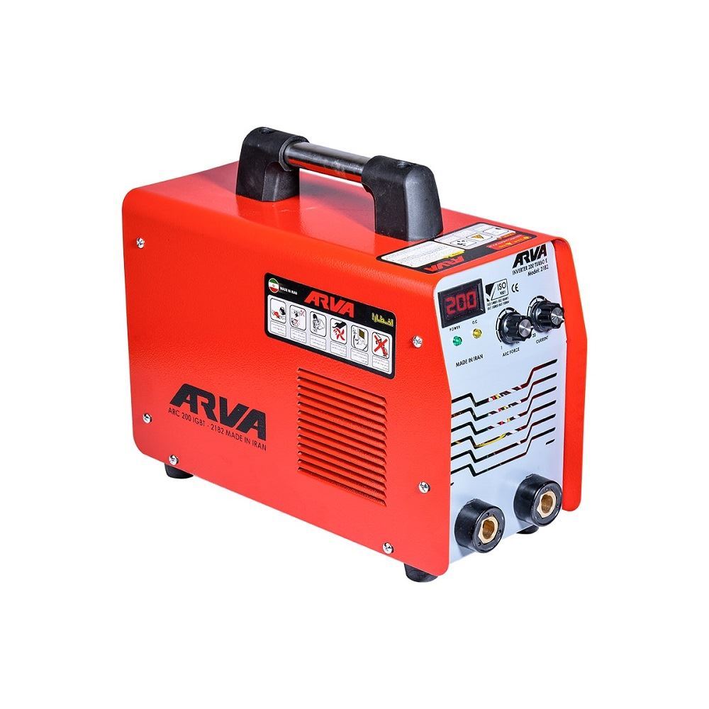 دستگاه جوش اینورتر مدل 2182 کد arc 200TURBOE بدون متعلقات آروا ARVA 1*A23