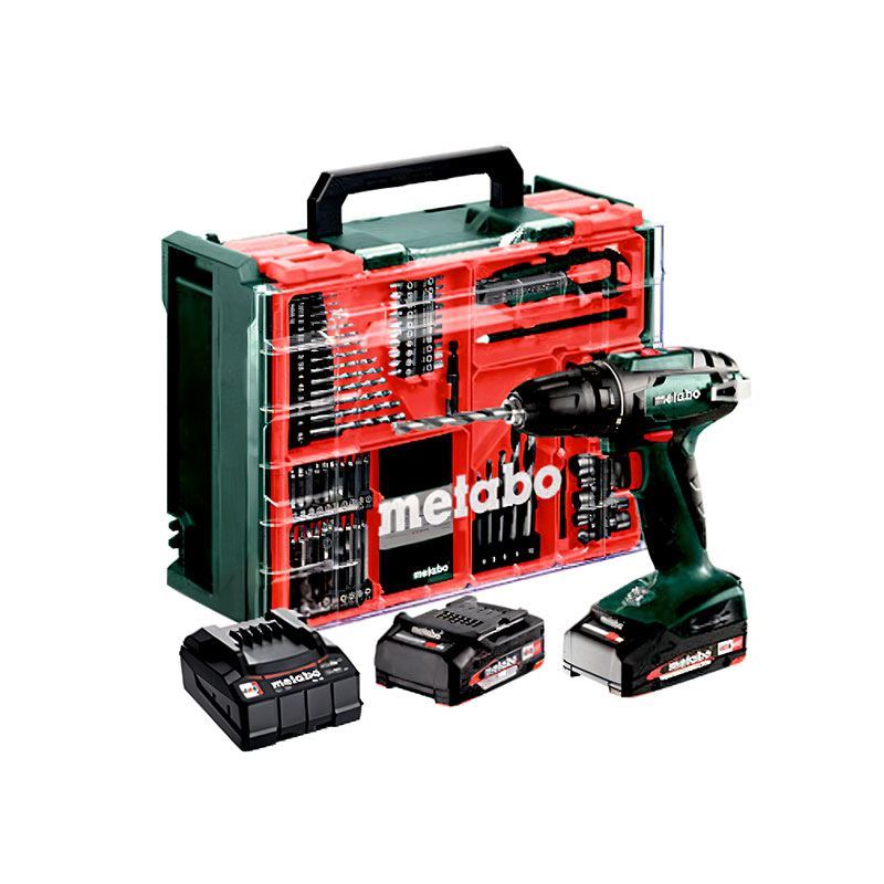 ست دریل شارژی 18 ولت مدل BS 18 متابو METABO (به سفارش امارات) 1*M43