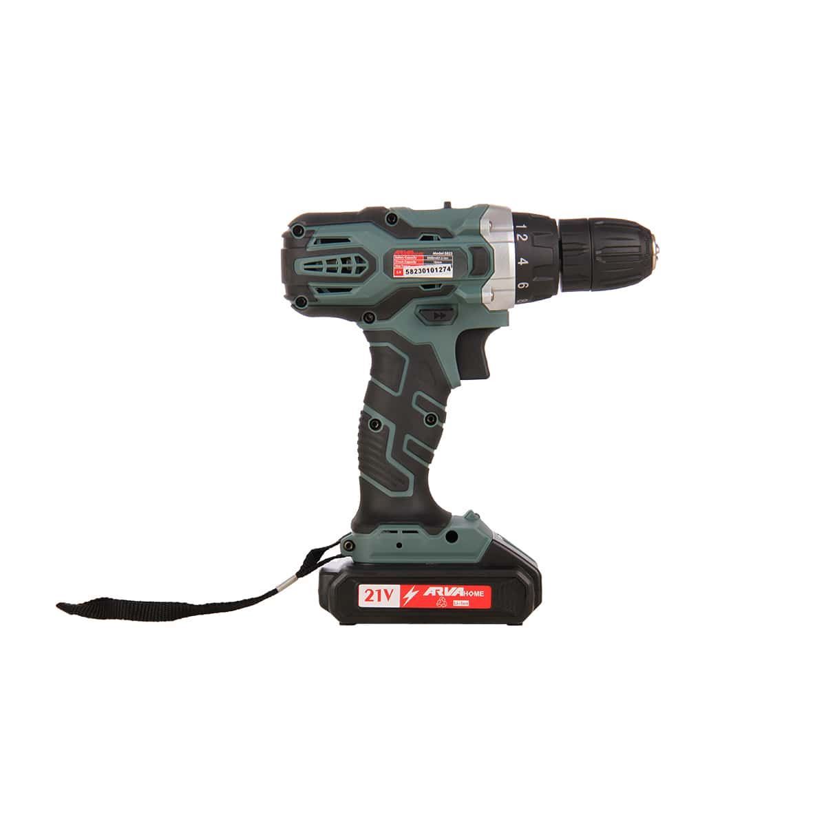 دریل شارژی 21 ولت ایرانی مدل 5823 آروا ARVA 1*M43