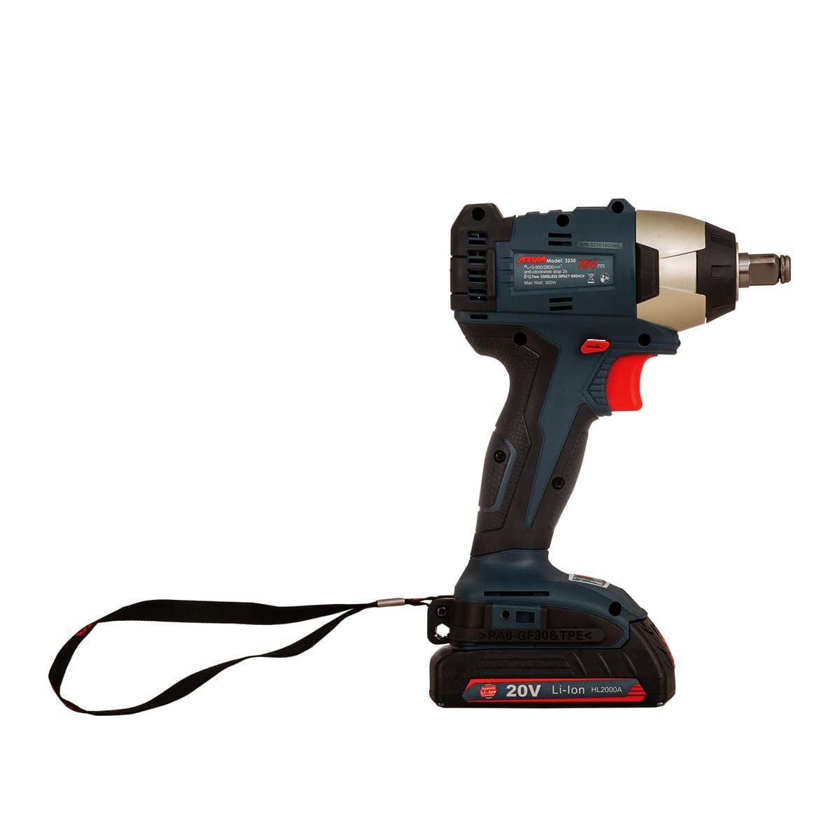 آچار بکس شارژ 20 ولت مدل 3230 آروا ARVA 1*M43