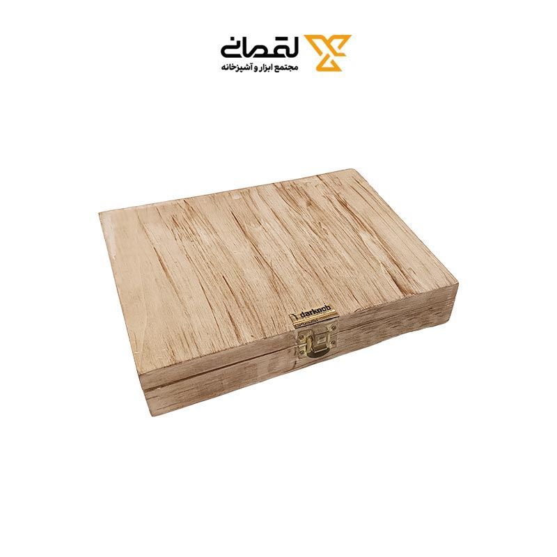 ست مغار 6 عددی لینوکات جعبه چوبی دارکوب 1*I44