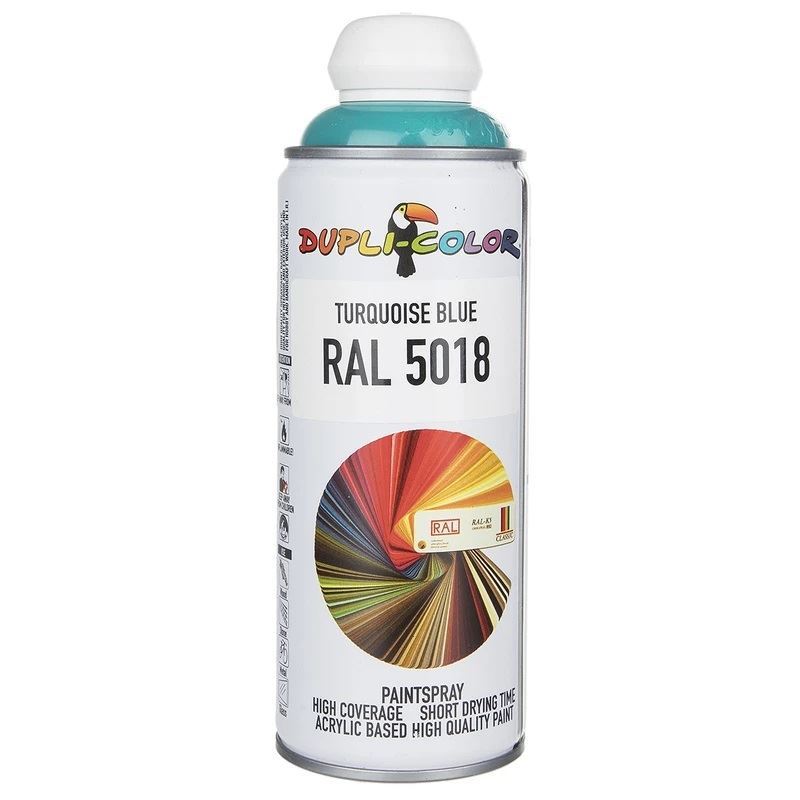 اسپری رنگ 400 میل رال آبی فیروزه ای کد 5018 دوپلی کلر 1*J11