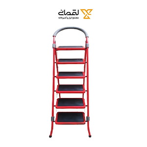 نردبان فلزی 6 پله نگین 