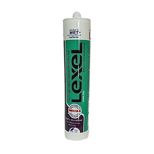 چسب آکواریوم 280 گرمی مشکی مخصوص آینه لکسل LEXEL 1*K22