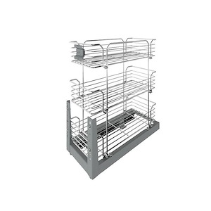 سبد ریل کف 2 طبقه یونیت 30 مدل 3595 (S.A) پلاتین PELATIN 1*H21