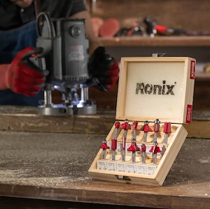 ست تیغ فرز 12 عددی 6 مدل 5341 رونیکس RONIX LX01/1*1