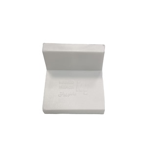 گونیا ام دی اف (MDF) روکشدار سفید ماهر یراق 1*Z04/4 بابونه 8*12