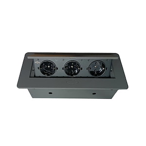 پریز برق مستطیلی تو کار طوسی کد ACS-G14 آما AMA 1*G24