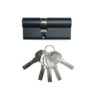 سیلندر لوکس 7 سانتی متری کلید کامپیوتری کنار مشکی کد 2782LX پرایم 1*E43  بابونه14*12