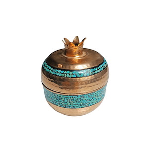 قندان انار کوچک فیروزه   S.A 