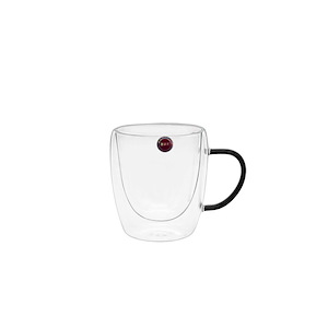 لیوان دو جداره PIREX 300 ML دسته دودی مدل VK326113 بی وی کی BVK 