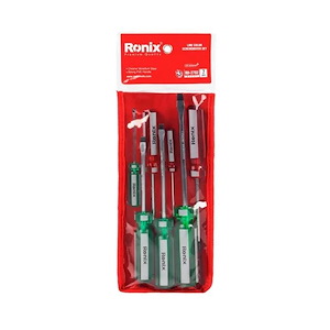 ست پیچ گوشتی دسته کریستال 7 عددی  مدل 2702 رونیکس RONIX 1*L31