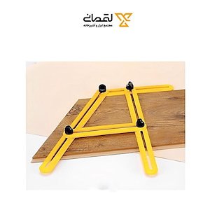 شابلون الگو برداری پلاستیکی زرد گونیومتر 15*25 مدل  1*GH03