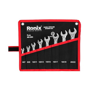 ست آچار دو سر تخت 8 عددی مدل 2204 رونیکس RONIX 