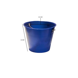 سطل پلاستیکی آبی S.A 12*K28   1*R39