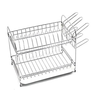 آبچکان رومیزی کوچک استیل با جاقاشقی و جالیوانی آدلان کد AS908 H61*1