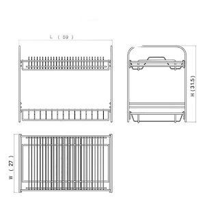 آبچکان رومیزی کوچک استیل با جاقاشقی و جالیوانی آدلان کد AS908 H61*1