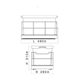 جا برنجی ریل کف تک مخزنه آدلان کد A359 1*H61