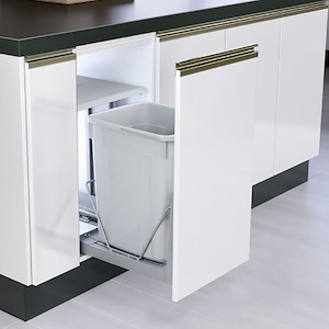 سطل زباله تک مخزنه ریل کف بزرگ تاندم آدلان کد A840 12*H12