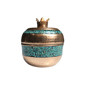قندان انار کوچک فیروزه   S.A 