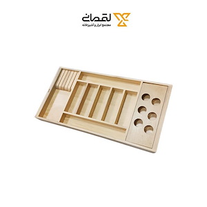 جا قاشق چنگال چوبی 90 خودرنگ صدرا 1*H71