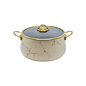 سرویس قابلمه 16 پارچه  B.V.K MARBLE کرم مدل VK715516-2 