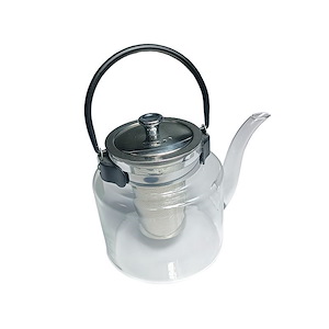 قوری 1200 میل دسته مشکی 3-P 