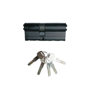 سیلندر قفل 7 س.م کنار کلیدکامپیوتری سوییچی مشکی گوفیکس G.F.X 1*E33  بابونه3*12