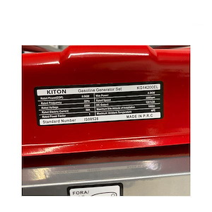 موتور برق بنزینی 8 کیلو وات استارتی مدل KG14200EL کیتون KITON 