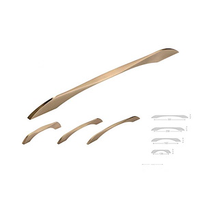 دستگیره کابینتی دو پیچ زیتونی 320-7-318بهریزان C43*1