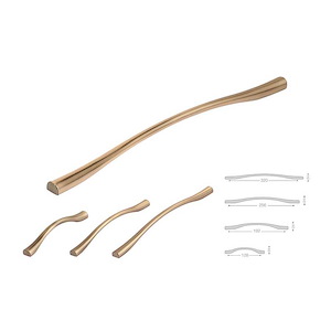 دستگیره کابینتی دو پیچ زیتونی 192-7-312بهریزان (S.A) 1*C33