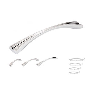 دستگیره کابینتی دو پیچ سیلور 128-3-321بهریزان C33*1