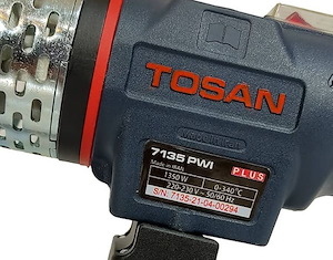 اتو لوله سبز پلیمر 1350 وات توسن TOSAN کد 7135PWIX 1*M51