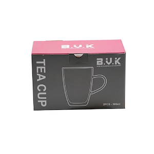 لیوان 2 جداره PIREX شفاف مدل VK326108 بی وی کی BVK 