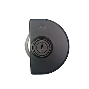 قفل شیشه میرال مشکی کد 03-826 گوفیکس G.F.X 1*F82