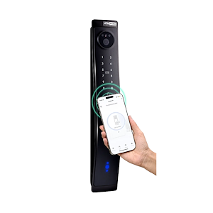 دستگیره الکترونیکی اثر انگشتی مشکی  پرایم مدل ویوا VIVA  1*AX02/3