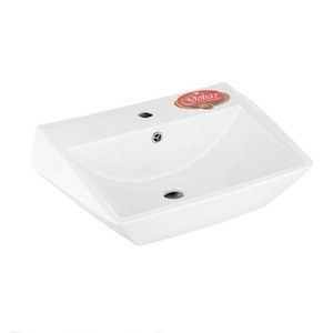 سنگ روشویی مدل مارانتا سفید ساده درجه یک گلسار 12*A21