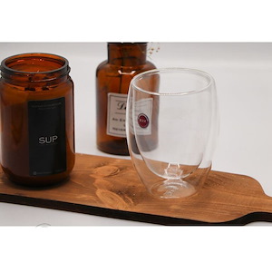 فنجان 2 جداره PIREX 350 ML بدون دسته مدل VK315116 بی وی کی BVK 