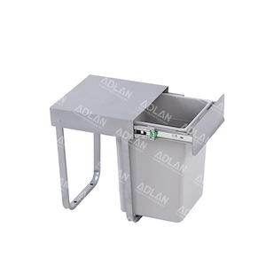 سطل زباله تک مخزنه ریلی کوچک 12 لیتری آدلان کد A810 1*H71