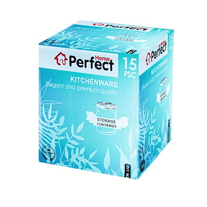 ست سرویس 15 پارچه در بامبو پرفکت هوم PERFECT HOME مدل رز کرم 