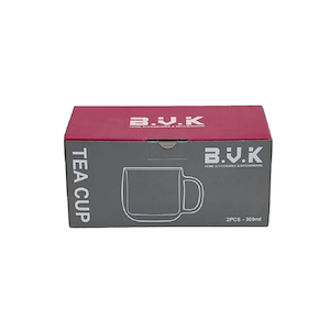 لیوان دو جداره PIREX 300 ML دسته دودی مدل VK326103 بی وی کی BVK 