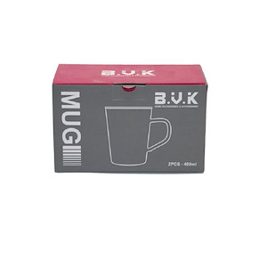 لیوان PIREX 400 ML دسته دودی مدل VK326123 بی وی کی BVK 