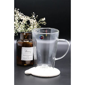 لیوان دو جداره PIREX 300 ML شفاف مدل VK316109 بی وی کی BVK 