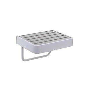 نگهدارنده دستمال توالت مدل HW697-1 سفید خاکستری پرایم PRIME 1*F71