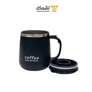 لیوان استیل مشکی کد X-500W 