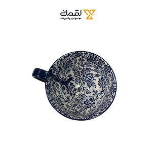 ماگ لته شکوفه آبی پاشاهوم 