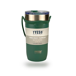 تراول ماگ سبز درب اکرولیک TYESO کد TS8766B 