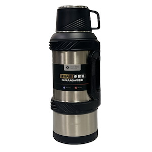 غول فلاسک سیلور 3200 میل YATAI YATAI 3200ml Giant Vacuum Flask – Silver Insulated Thermal Bottle