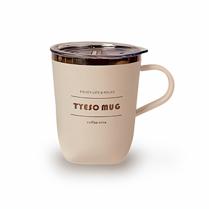 تراول ماگ 300 میل TYESO کد 8718B کرم 