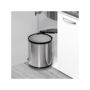 سطل تک قلوی زیر سینکی کروم ملونیMELONI  کد 9130 1*G21